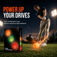 Självlysande LED-golfbollar för Nattgolf – Ljusa & Blinkande Golfbollar med Optimal Bollflykt