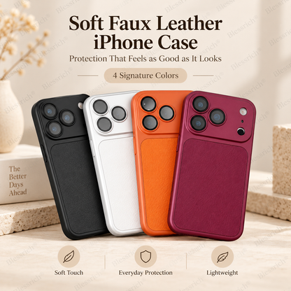 😍 Nya färger inspirerade av iPhone 18! Mjukt skal med lyxig läderlook 💎 | Exklusiv känsla ✨ | Trendigt nu 🔥 | Begränsat lager ⏰