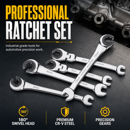 Öppen spärrkombinyckel med flexibelt och fast huvud