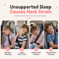 🚗 50% RABATT! ✨ Ergonomisk H-formad bilkudde & nackstöd – Bekväm resekudde för barn & vuxna 😴