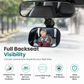 🚗 TIDSBEGRÄNSAT 50% RABATT! 👀 Konvex vidvinkel-backspegel – 360° roterbar, splittersäker, dubbla fästen ✨