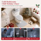 🎄50 % RABATT🚽Julset med toalettsitsöverdrag och matta i 3 delar – Festligt badrumsset med tomte, snögubbe och ren