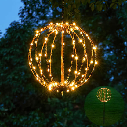 ✨ Hängande LED-ljussfär | Vikbar evenemangsdekoration