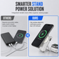 Mini 10000mAh magnetisk trådlös powerbank snabbladdning för mobiler och smartklockor