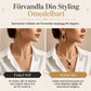 📢📢 50 % RABATT! ⏰ Vintage borstad guld och svart ädelsten och örhängen Sats Elegant chokersmycken för banketter och fester