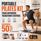 🔥50% REA Begränsad Tid! 💪 Oumbärlig för Träningsentusiaster! 🧘🏻‍♀️ Gör Pilates hemma! 🏗️‍♀️ Portabelt Pilates-Stav Kit med 6 Motståndsband